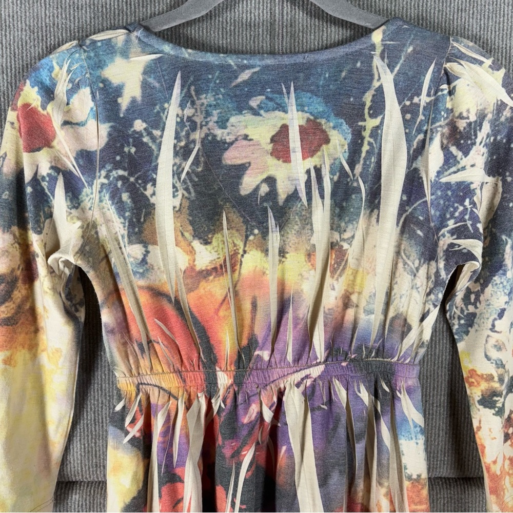 Colorful Abstract Print Dress - Picture 3 of 6